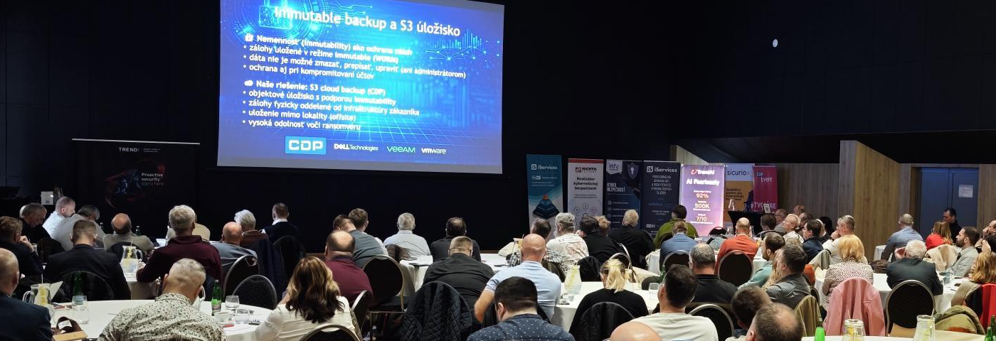 Z konferencie SOMI Systems: Od útoku k obnove s CDP