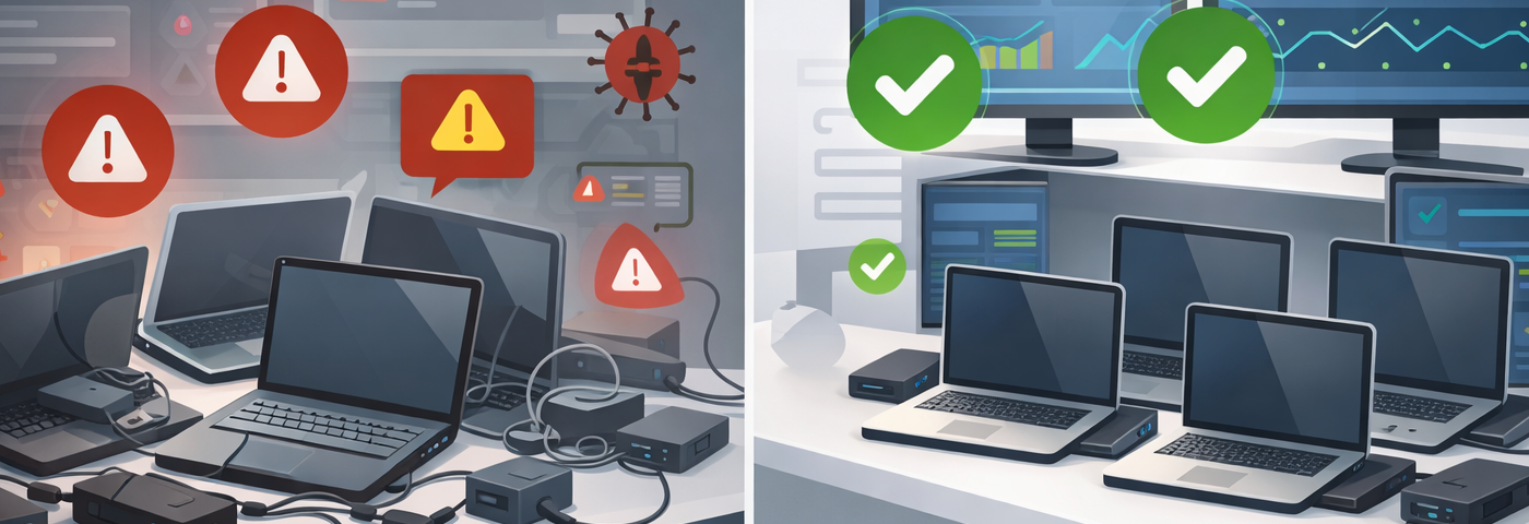 Životný cyklus klientských staníc